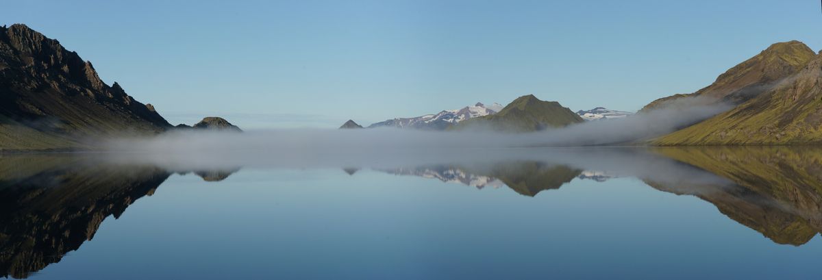 Early morning mist and reflection.