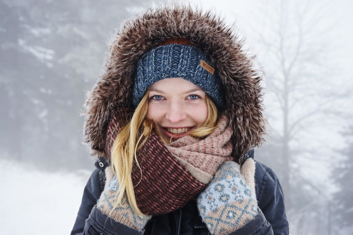 Potrait, Lisa, Winter, Snow, Harz, Germany