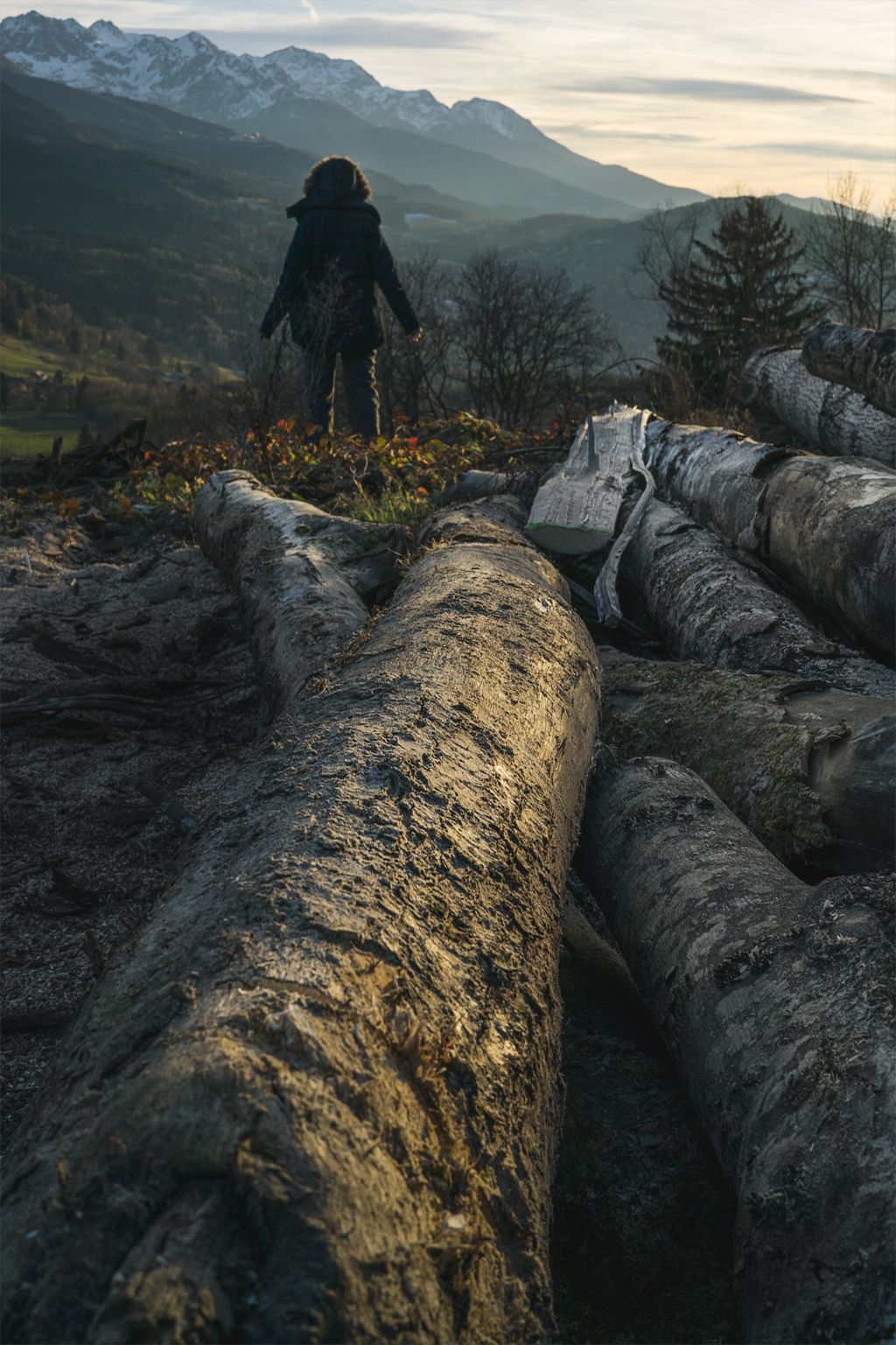 Photo prise lors d'une randonnée dans la vallée de Belledonne à une heure de Grenoble. Belle surprise en lumières lors de la descente en fin de journée