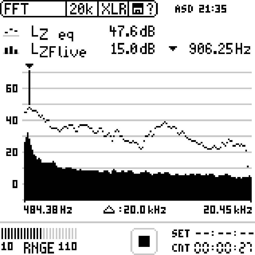 Sine sweep - Full scale - Off