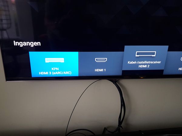 HDMI 3 op de TV