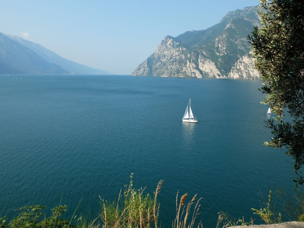 Peaceful lake Garda