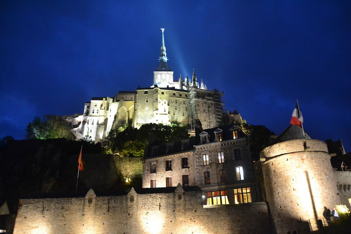 Mont Saint Michel by Night