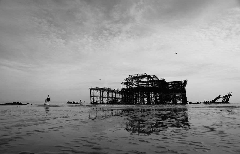 The old West pier.