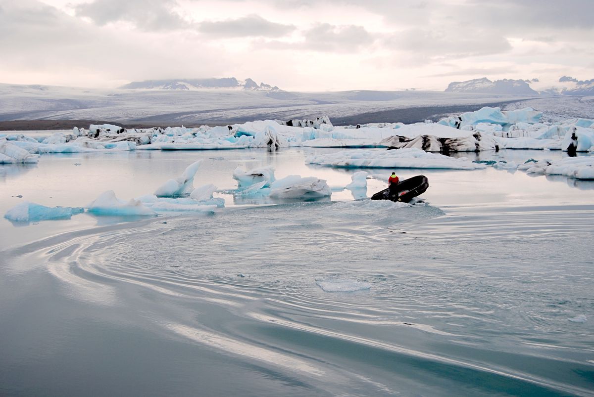 ice floes in iceland